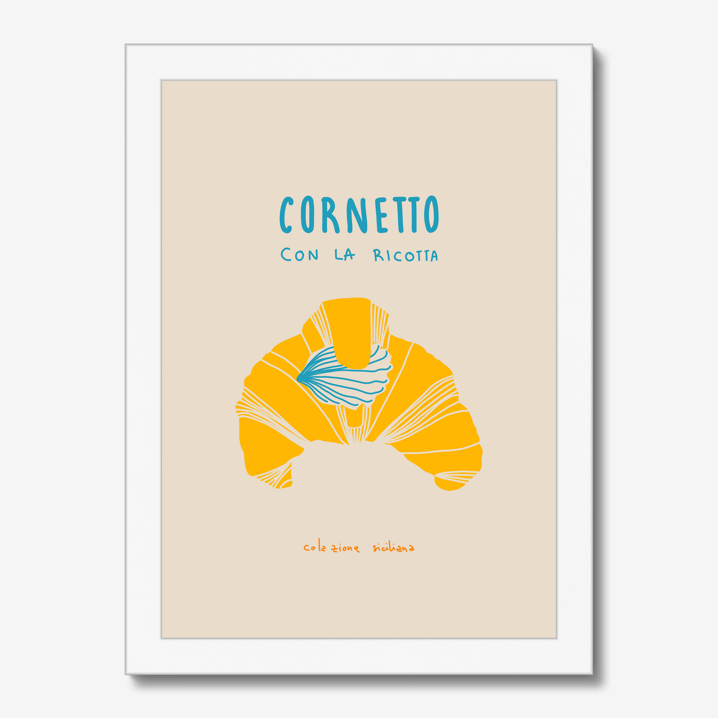 Print "Cornetto con la ricotta"