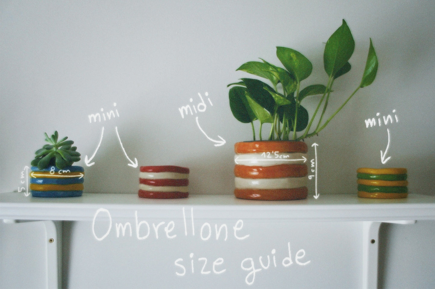 Ombrellone Mini Vase - Amalfi