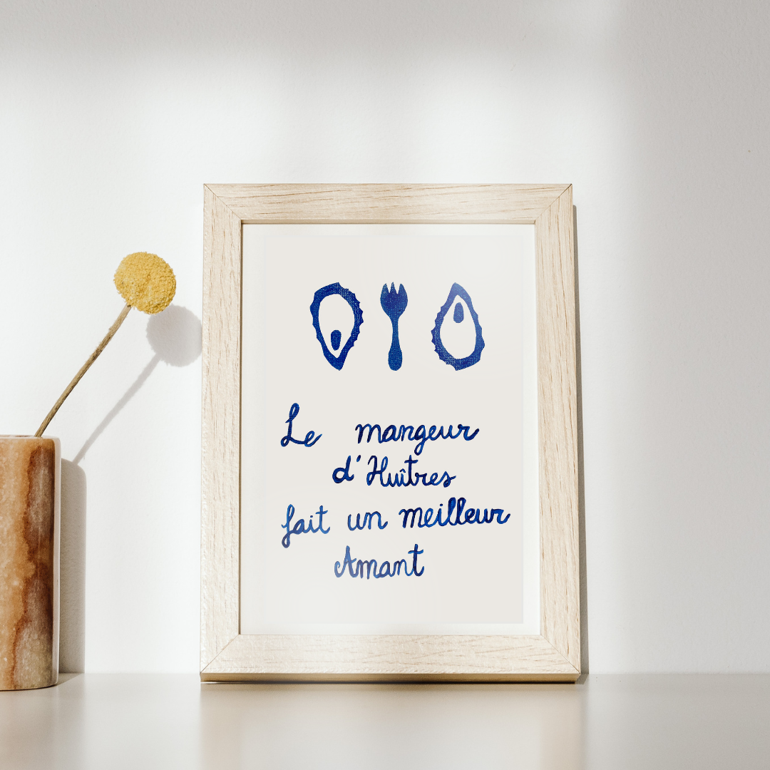 Huître print